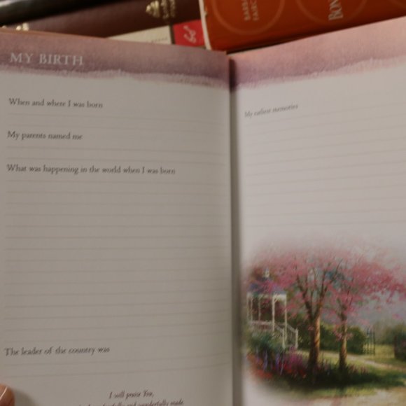 Thomas Kinkade Mother's Memories To Her Child Book - Picture 4 of 5